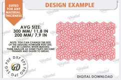 Wood Placemat Laser Cut. Home Decor. Wood Coasters SVG Product Image 2