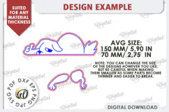 Dog Funny Decor Laser Cut. Cute Animal. Shelf Sitter SVG Product Image 2
