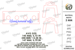Ice Cream Cone Holder Laser Cut. Ice Cream Stand SVG Product Image 3