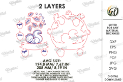 Baby Name Sign With Birth Stats Laser Cut. Nursery Decor SVG Product Image 2