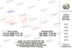 Mother's Day Photo Frame Laser Cut. Picture Frame SVG Product Image 2
