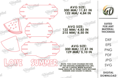 Summer wall decor Laser Cut. Hanging Wall Sign SVG Product Image 2
