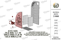 3D Gift Box Laser Cut. Boho SVG Product Image 2