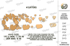 Summer Wreath Laser Cut. Summer Decor SVG Product Image 2