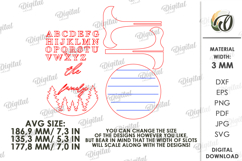 Family Round Sign Laser Cut. Home Decor SVG Product Image 2