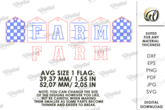 Christmas Farm Tiered Tray Lasercut. Christmas Decor SVG Product Image 2