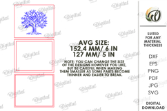 3D Wedding guest fingerprint sign Laser Cut Product Image 2