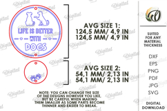 Pets Personalized Decors Laser Cut. Animal Lover Gift SVG Product Image 2