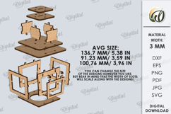 Christmas Night Lantern Laser Cut. Penguin SVG Product Image 2
