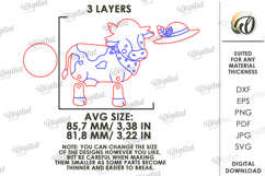 Farm Animals Magnets Bundle Laser Cut. Fridge Magnet SVG Product Image 5
