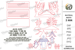3D Layered Halloween Stand Laser Cut. Halloween Decor SVG Product Image 2