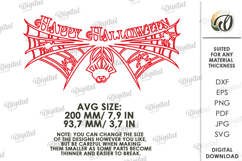 Halloween Garland Laser Cut. Halloween Wall Decor SVG Product Image 2