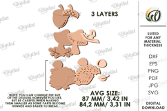 Wooden Fall Wall Decor Lasercut. Fall Wall Decor SVG Product Image 2