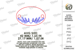 Personalized Name Tag Laser Cut. Engraved Name Tag SVG Product Image 2