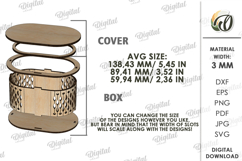 Christmas Candy Box Laser Cut. Candy Box SVG Product Image 2
