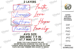 Rustic Wall Decors Bundle Laser Cut. Wall Hanger SVG Product Image 5