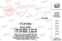 Valentine's Day Maze Bundle Laser Cut. Maze Game SVG Product Image 5