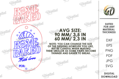 Bakery Tag Laser Cut. Store Gift Tag SVG. Home baked Product Image 2