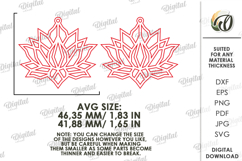 Geometric Earrings Bundle Laser Cut. Dangle Earrings SVG Product Image 5