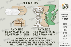 Christian Stand Decor Bundle Laser Cut. Christian Decoration Product Image 3