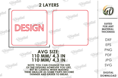 3D Mandala Coasters Bundle Laser Cut. Kitchen coaster SVG Product Image 5