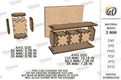3D Books Read Tracker Laser Cut. Reading Counter SVG Product Image 2