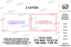 Nature wall art decor Laser Cut. Cat SVG Product Image 2