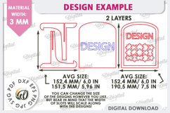 Personalized Mom Gift Laser Cut. Mother&#039;s Day Gift SVG Product Image 2