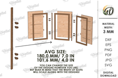 Rustic Easter Decor Set Laser Cut. Easter Stand Decor SVG Product Image 2