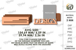 Father&#039;s Day Gift Card Holder Laser Cut. Gift For Dad SVG Product Image 2