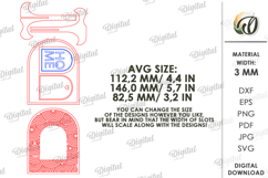 3D Home Signs With Stands Bundle Laser Cut. Stand Decor SVG Product Image 5