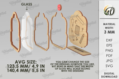 3D Personalized Teacher Token Jar Laser Cut. Reward Jar SVG Product Image 2