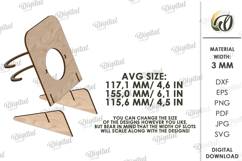 3D Sport Trophy Display Laser Cut. Display Stand SVG Product Image 2