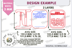 Grandparents Puzzle Frame Laser Cut. 3D Family Frames SVG Product Image 2
