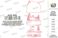 Travel Wall Decor Laser Cut. Wooden Travel Welcome Sign SVG Product Image 2