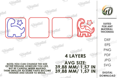 Play Dough Stamp Laser Cut. Kids Toy SVG Product Image 2