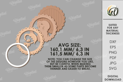 Easter Vintage Portraits Bundle Laser Cut. Wall Decor SVG Product Image 5