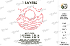 Nature Wall Art Bundle Laser Cut. Wall Decor SVG Product Image 5