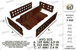 3D Tea Holders Bundle Laser Cut. Tea Bag Organizer SVG Product Image 5