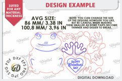 Valentine Animals with Heart Laser Cut Bundle. Cute Animals Product Image 8