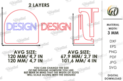 Teacher Table Decors Bundle Lasercut. Stand Decor SVG Product Image 3