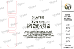 3D Travel Tags Bundle Laser Cut. Luggage Tag SVG Product Image 5