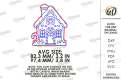 Christmas Hook Lasercut. Wall Coat Hook. Christmas House SVG Product Image 2