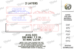 Summer Wall Decors Bundle Laser Cut. BBQ sign SVG Product Image 5