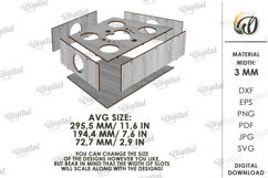 3D Cat Toy Box Laser Cut. Cat Storage Box SVG Product Image 2