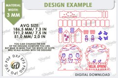 3D Easter Decor Laser Cut. Easter Stand. Spring Designs SVG Product Image 3