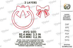 Macrame Christmas Tree Ornament Laser Cut. Christmas SVG Product Image 2