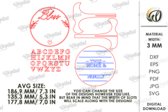 Family Round Signs Bundle Laser Cut. Stand Decor SVG Product Image 5