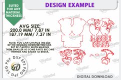Mardi Gras Welcome Signs Laser Cut Bundle. Mardi Gras Decor Product Image 8