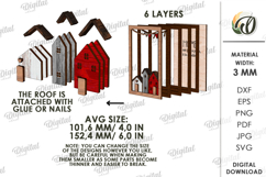3D Family Home Decors Bundle Laser Cut. Stand Decor SVG Product Image 5
